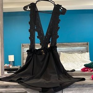 Bag Waist Pinafore Skirt